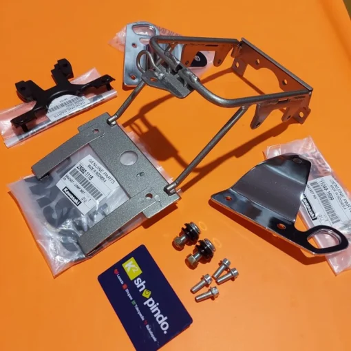 Bracket lampu depan bulat bulet Ninja SS plus kupingan set dan bracket speedometer - Image 5