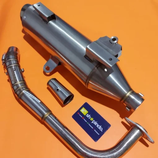 Knalpot Aerox 155 Lexi Tsukigi Daeng Full Stainless VR - Image 4