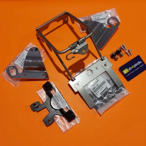 Bracket lampu depan bulat bulet Ninja SS plus kupingan set dan bracket speedometer