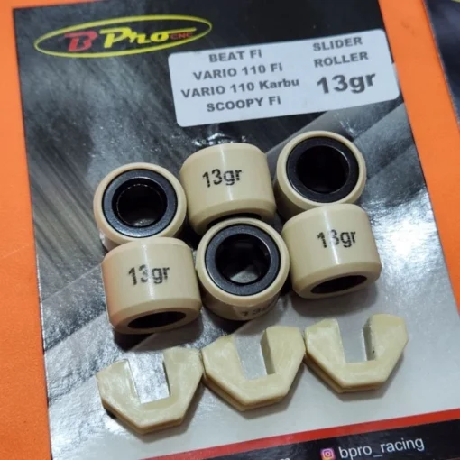 Roller Loller Slider Piece Bpro Vario 125 150 Fi Injeksi / Pcx / ADV / Spin / Skywave / Beat Fi / Vario 110 Karbu Fi / Scoopy Fi / Mio / Nmax / Aerox / Xeon / Mio M3 / Soul GT 125 BPro B Pro Racing - Image 4