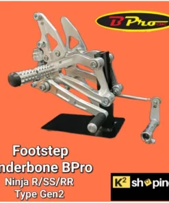 Footstep Underbone Bpro Ninja R SS ZX RR Mx King R15 v3 CBR 150 Rx King Vixion Full CNC Original B Pro