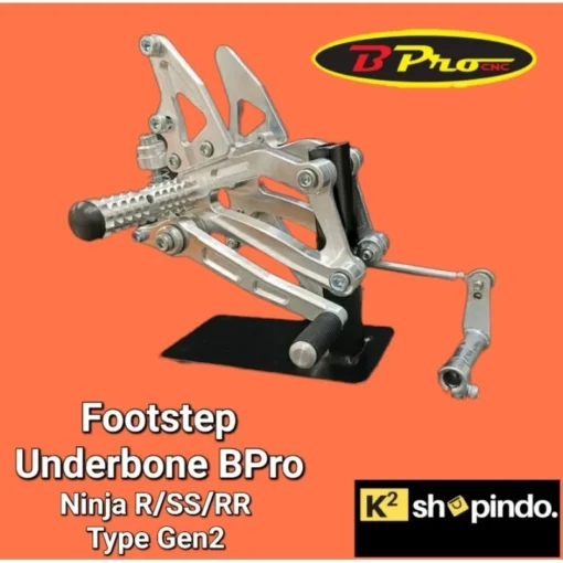 Footstep Underbone Bpro Ninja R SS ZX RR Mx King R15 v3 CBR 150 Rx King Vixion Full CNC Original B Pro