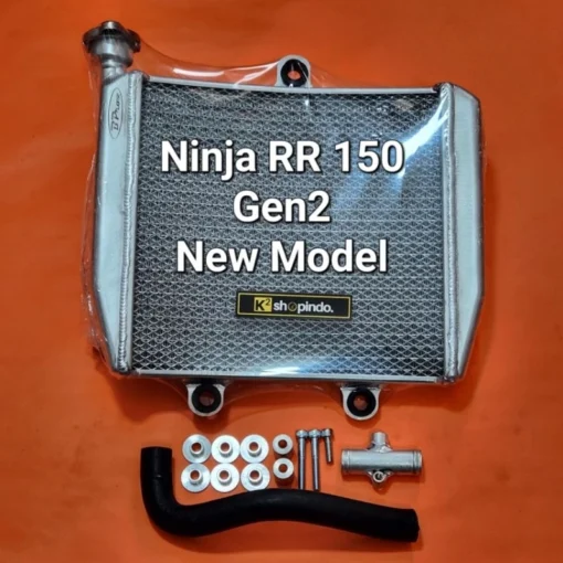 Radiator Bpro Ninja RR dan Ninja R SS CBR CB Sonic GTR Mx King Vixion R15 V2 V3 V4 GSX 150 FU FI Original B Pro Alumunium - Image 6