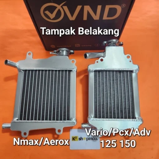Radiator VND Flat Vario Pcx Adv 125 150 PCX ADV 150 160 Nmax Aerox Aluminium - Image 3