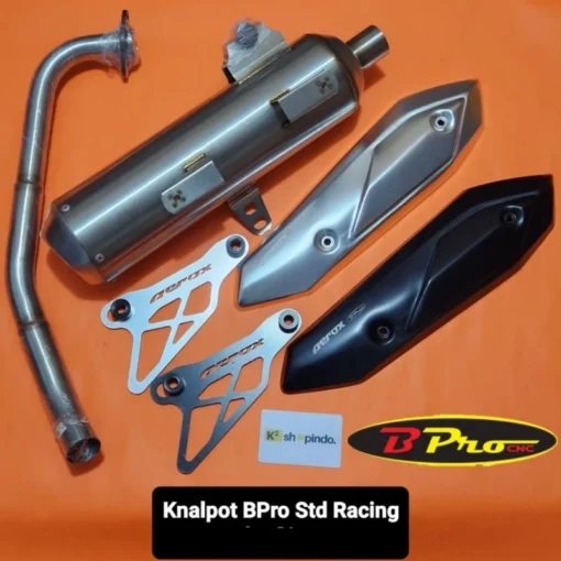 Knalpot Bpro Vario 125 150 Beat Scoopy Spacy Genio Mio Smile Sporty Soul Fino Full Stainless Standart Racing Original B Pro