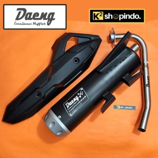 Knalpot Tsukigi Mio Smile Sporty Fino Soul Beat Scoopy Spacy Vario 110 Karbu Mio J Mio M3 Soul GT 115 125 Xride Vario 125 150 160 ADV 150 160 PCX 150 Nmax Aerox Full Stainless Daeng Orbit Copy TZM