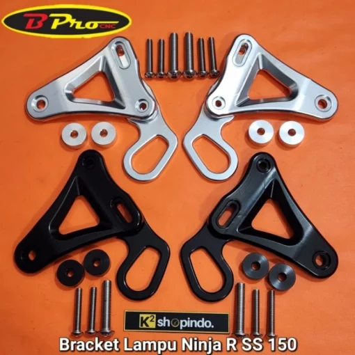 Bracket Breket Kupingan Lampu Bulat BPro Ninja R SS 150 Original B Pro