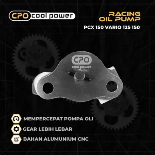 Pompa Oli CPO Vario 125 150 ADV 150 PCX 150 Oil Pump Racing Gigi Pompa Oli Original CPO Cool Power - Image 3