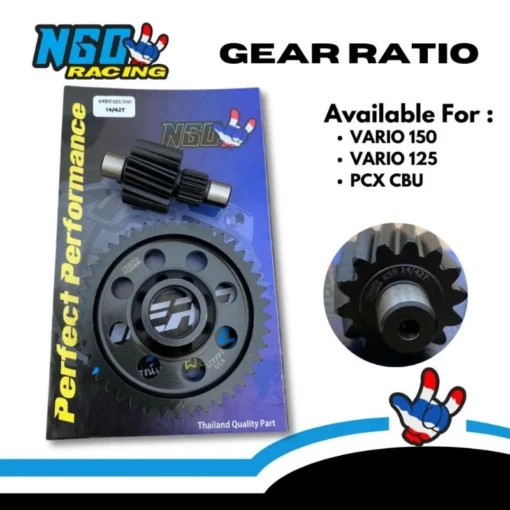 Gear Ratio Gigi Rasio Vario 125 150 PCX CBU 150 NGO Racing - Image 2