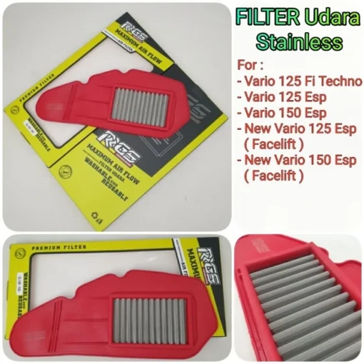 Air Filter Udara RGS Vario 125 150 Saringan Udara RGS RRGS