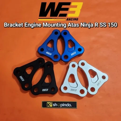 Bracket Mesin Atas WE3 Racing Ninja R SS 150 Full CNC Breket Engine Mouting Atas WE3 X BPro
