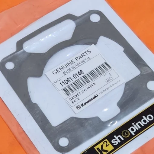 Paking Packing Perpak Gasket Cylinder Base Blok Bawah Ninja R SS RR 150 Original Kawasaki 11061 0146 - Image 3