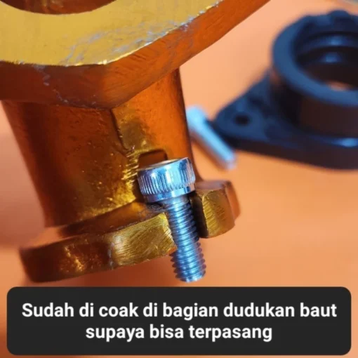 Intake Intek Manifold Pendek BPro Bebek Sleep Engine Jupiter Supra Kharisma Shogun Vega Smash Original B Pro - Image 4