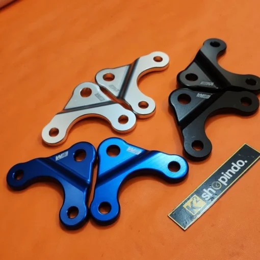 Bracket Mesin Bawah WE3 Racing Ninja R SS 150 Full CNC Breket Engine Mouting Bawah WE3 X BPro - Image 3