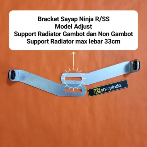 Bracket Breket Sayap Sirip Radiator Bpro Ninja R SS Gambot n Non Gambot - Image 2