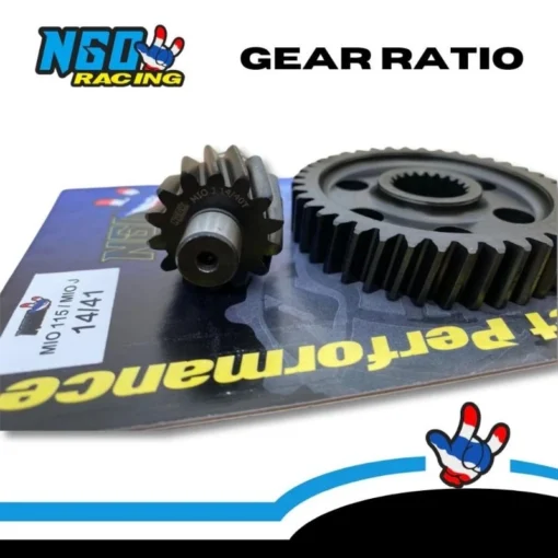 Gear Ratio Gigi Rasio Mio J Mio GT Fino 115 Soul GT 115 Xride 115 NGO Racing - Image 5