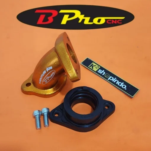 Intake Intek Manifold Pendek Miring BPro Bebek Sleep Engine Jupiter Supra Kharisma Shogun Vega Smash Original B Pro - Image 6