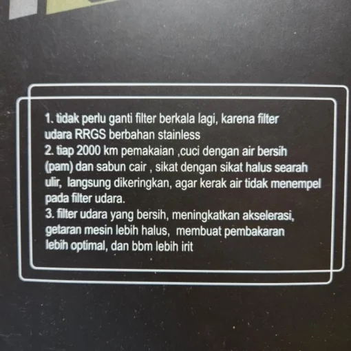 Air Filter Udara RGS Vario 125 150 Saringan Udara RGS RRGS - Image 3