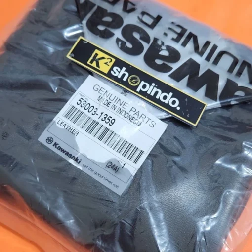 Sarung Jok Kulit Ninja R SS 150 Original Kawasaki kode part 53003 1359 - Image 4