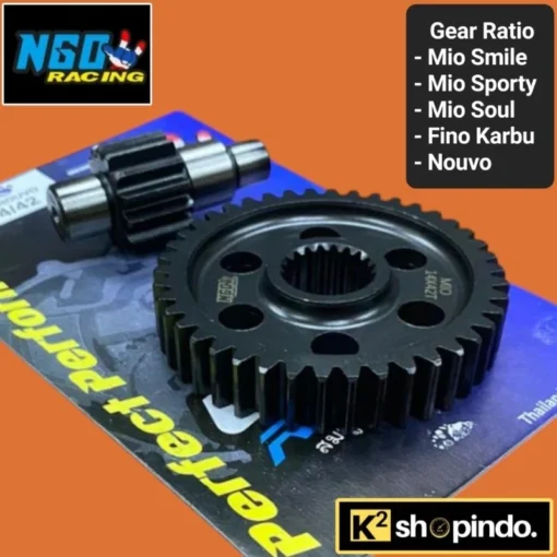 Gear Ratio Gigi Rasio Mio Sporty Smile Fino Karbu Nouvo Mio Soul NGO Racing