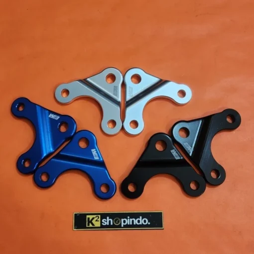 Bracket Mesin Bawah WE3 Racing Ninja R SS 150 Full CNC Breket Engine Mouting Bawah WE3 X BPro - Image 4