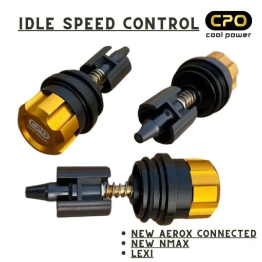 ISC CPO Manual Langsam Yamaha New Nmax Aerox Lexi B65 Aerox Connected Idle Air Screw Sekrup Udara Manual Original CPO Cool Power - Image 5