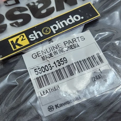 Sarung Jok Kulit Ninja R SS 150 Original Kawasaki kode part 53003 1359 - Image 5