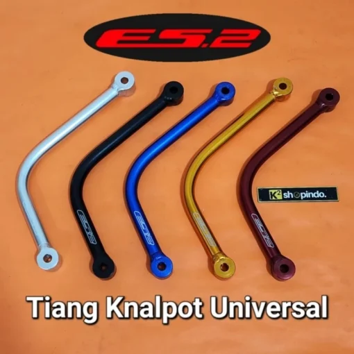 Tiang Knalpot Universal Ninja R RR Mx King 150 Es2 Es 2 Bracket Knalpot Underbone