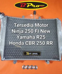 Radiator Bpro Ninja 250 FI Old New CBR 250 RR Yamaha R25 Original B Pro Alumunium