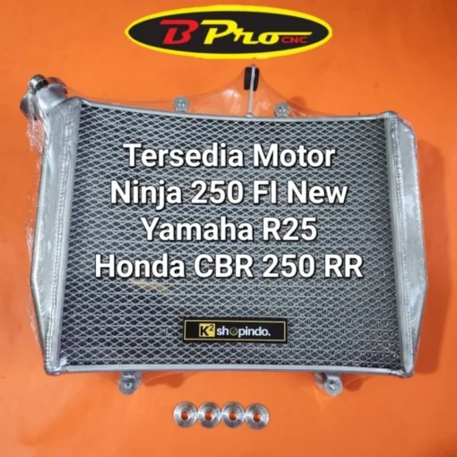 Radiator Bpro Ninja 250 FI Old New CBR 250 RR Yamaha R25 Original B Pro Alumunium