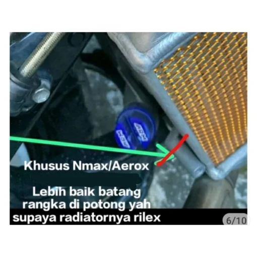 Radiator BPro Nmax Aerox Old New Aluminum Original B Pro - Image 8