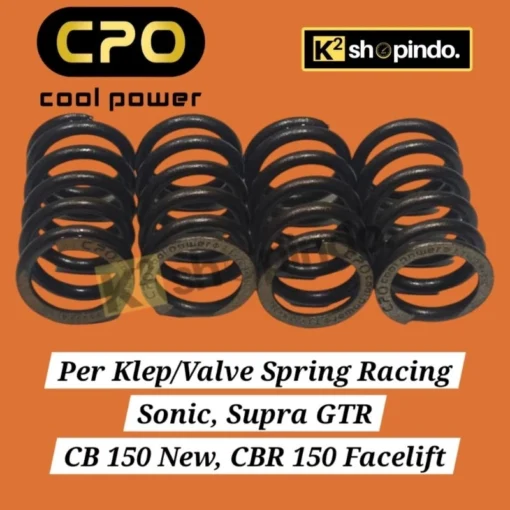 Per Klep Racing Sonic Supra GTR CB 150 New CBR 150 Facelift Valve Spring CPO Cool Power Original - Image 2