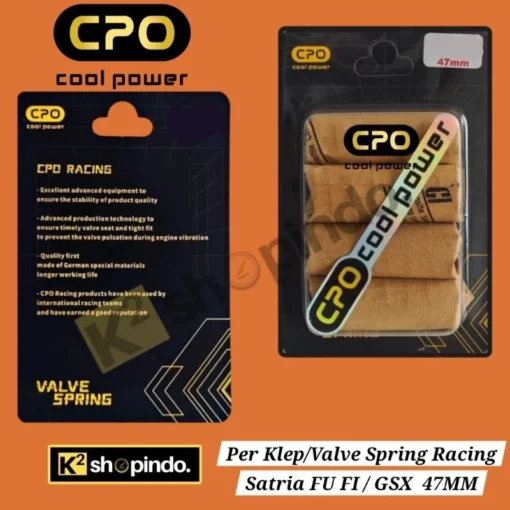 Per Klep Racing Satria FU Karbu FI WR155 WR 155 GSX 150 Valve Spring CPO Cool Power Original - Image 2