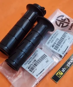 Handgrip Handspad Grip Kaze PnP Ninja R RR SS 150 Original Kawasaki Genuine Parts 46019 1113 & 46075 1156