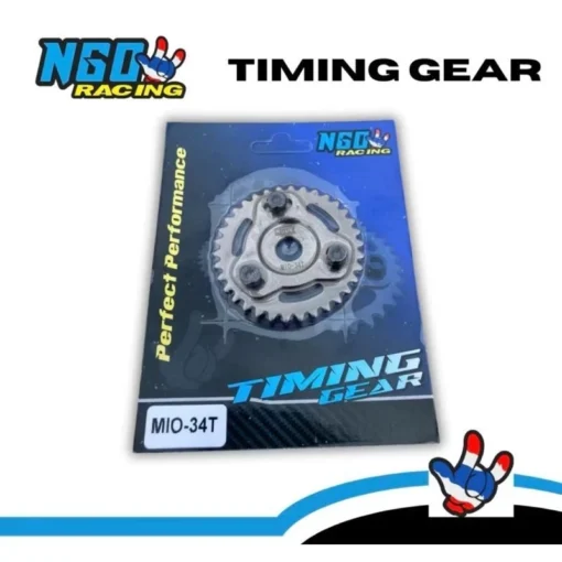 Timing Gear Gigi Sentrik Gir Sintrik Geser NGO Mio Fino Nouvo Soul Adjustable Original NGO Racing - Image 2