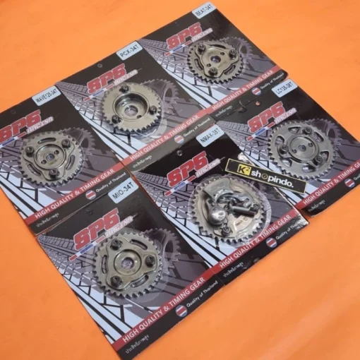 Timing Gear Gigi Sentrik Gir Sintrik Geser SP5 Vario 125 150 160 Beat Scoopy Supra 125 Mio Soul Fino Nouvo Nmax Jupiter Mx Vixion Mx King Adjustable Original SP5 Racing - Image 3