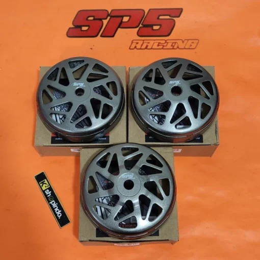 Mangkok Kampas Ganda SP5 Full Kartel Mio Smile Sporty Soul Fino Karbu Nouvo Mio J Mio M3 Fino 115 125 Fi Soul GT 115 125 Beat Sccopy FI Vario 110 FI Spacy Original SP5 Racing