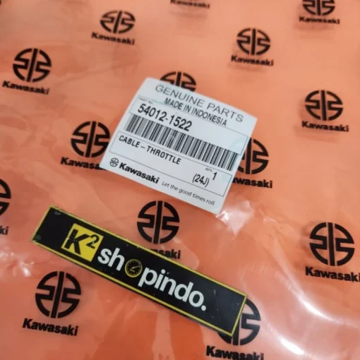 Kabel Tali Gas Ninja SS Stang Pipa Original Kawasaki Genuine Part 54012 1522 - Image 2