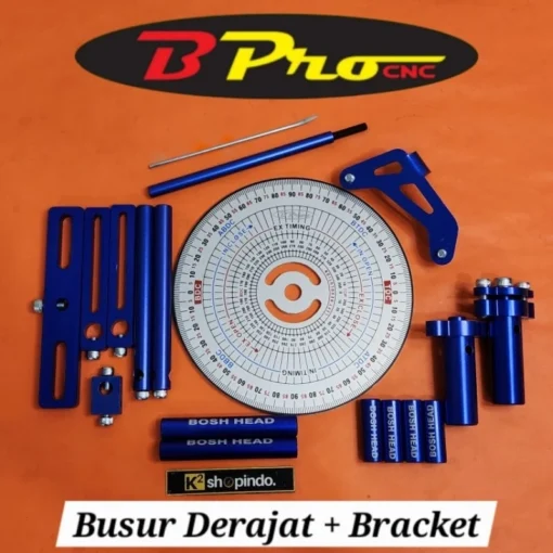 Bracket Busur Derajat Set BPro Tebal 4mm Bahan Billet CNC Original B Pro