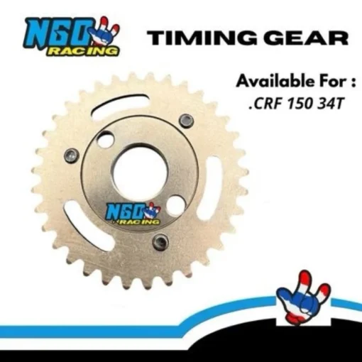 Timing Gear Gigi Sentrik Gir Sintrik Geser NGO CRF 150L Verza New Megapro Adjustable Original NGO Racing - Image 4