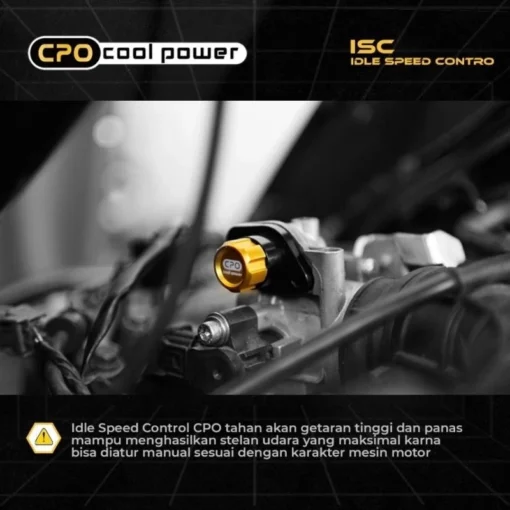 ISC CPO Manual Langsam Honda Vario 125 Vario 150 Beat Fi ESP Scoopy Idle Air Screw Sekrup Udara Manual Original CPO Cool Power - Image 6