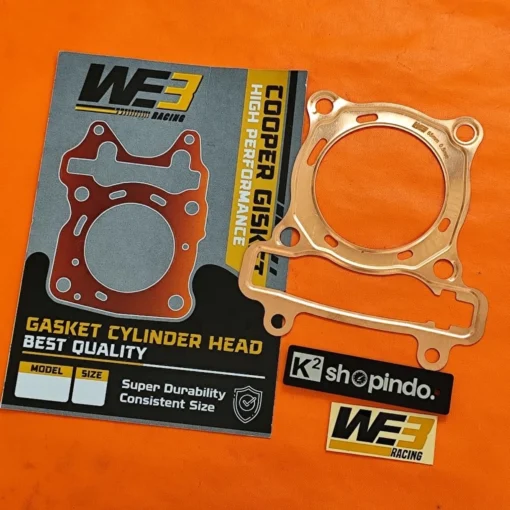 Paking Blok Paking Head Tembaga Jupiter MX MX King 150 Vixion NVA NVL R15 Packing Head Perpak Gasket WE3 Racing