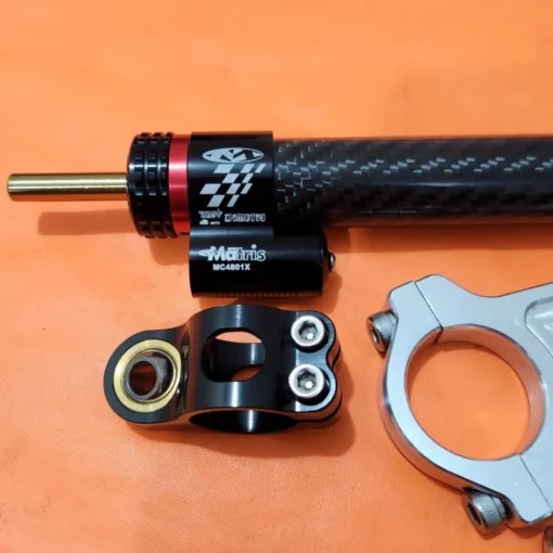 Bracket Stabilizer Ninja R SS 1P dan Stabilizer Matris Steering Dumper Damper Ninja R SS 1P Racing - Image 2