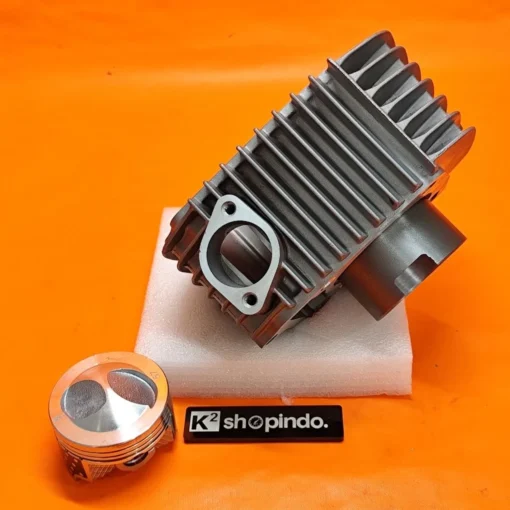 Blok Seher HM1 Boring Bore Up Supra 125 Old Kharisma Wave 125 Kirana Racing Piston Ring Cylinder Set Original HM1 - Image 8