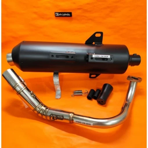 Knalpot Vario 125 150 160 old new Vario 110 karbu Pcx 150 160 Nmax Aerox Std Racing Copy CMS Kaliber Leheran Stainless - Image 2