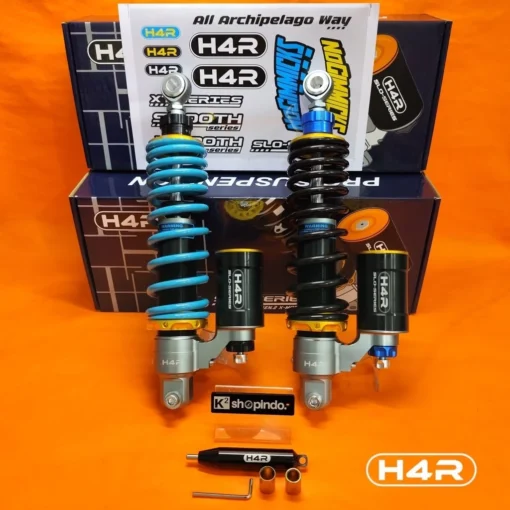 Shockbreaker Shock H4R Tabung Bawah 330MM 340MM Motor Matic Universal Vario 125 150 160 Stylo 160 Beat Scoopy Genio Xride Filano Mio Smile Sporty Fino Mio Soul Original H4R