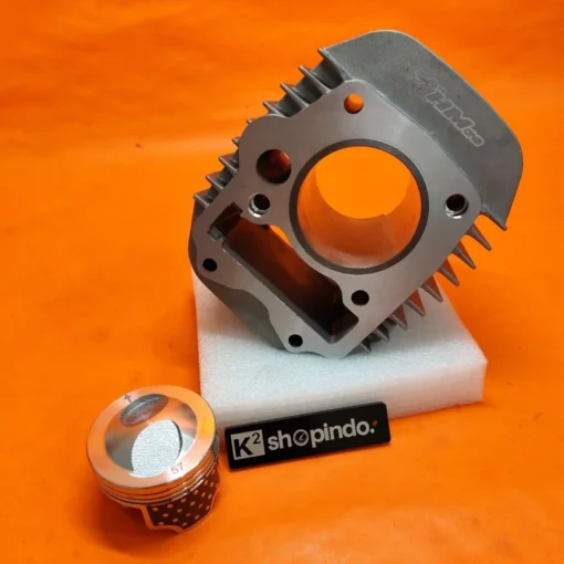Blok Seher HM1 Boring Bore Up Supra 125 Old Kharisma Wave 125 Kirana Racing Piston Ring Cylinder Set Original HM1 - Image 7