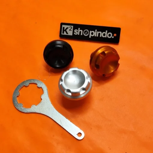 Baut Segitiga Atas Komstir Es2 Ninja R RR SS RR 150 Rx King Full CNC Original Es.2 Steam Nut Ninja Rx King
