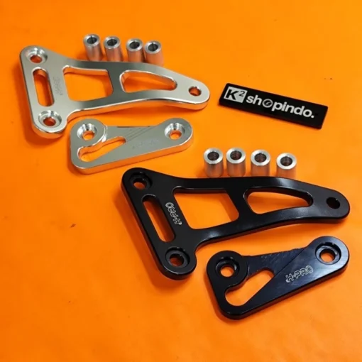 Footstep Bustep Gantungan Breket Knalpot HPro Cobra Jomblo Ninja RR 150 Full CNC Original H Pro