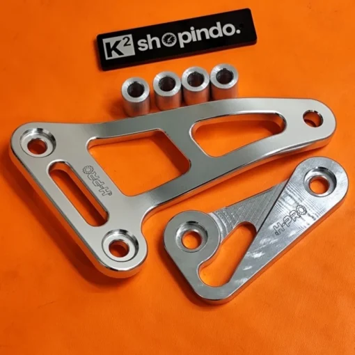 Footstep Bustep Gantungan Breket Knalpot HPro Cobra Jomblo Ninja RR 150 Full CNC Original H Pro - Image 3